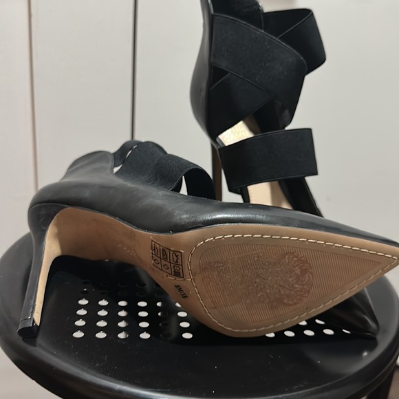 Vince Camuto Strapped Black Heels - Picture 5 of 6